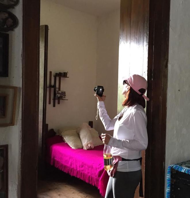 Michele taking a photo