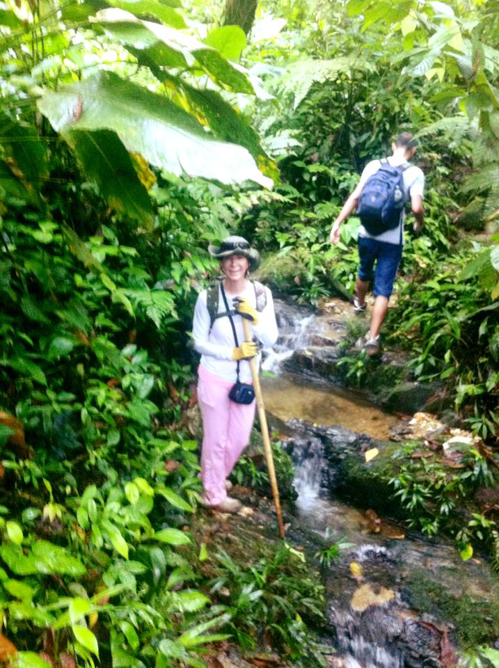 Me at beginning of Pericos Hike