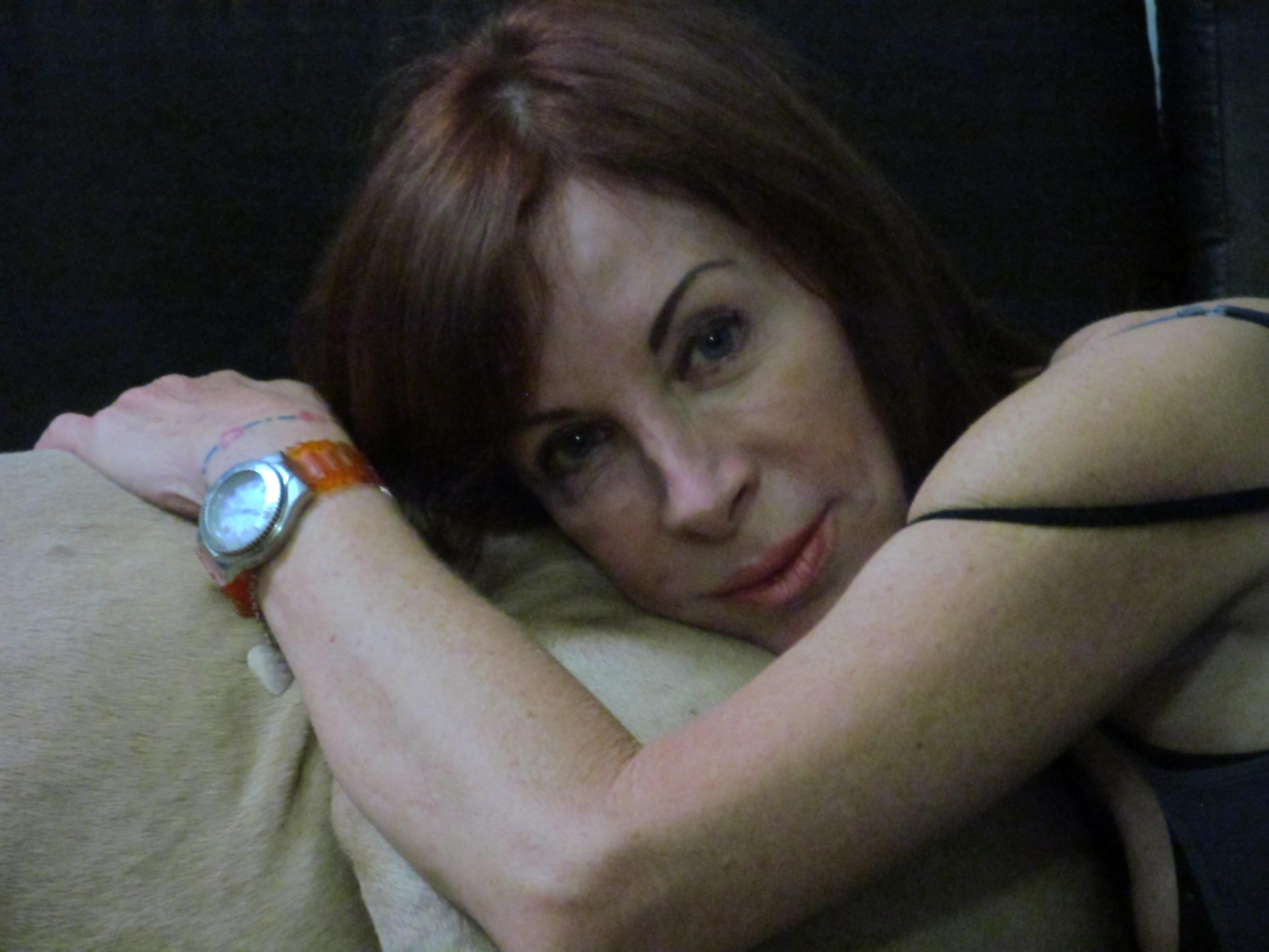 me and farm visitors 019