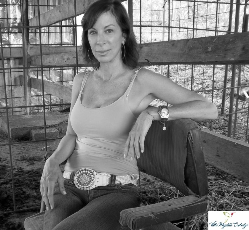 Michele in old chair